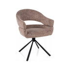 Scaun BORGO, bej inchis/negru