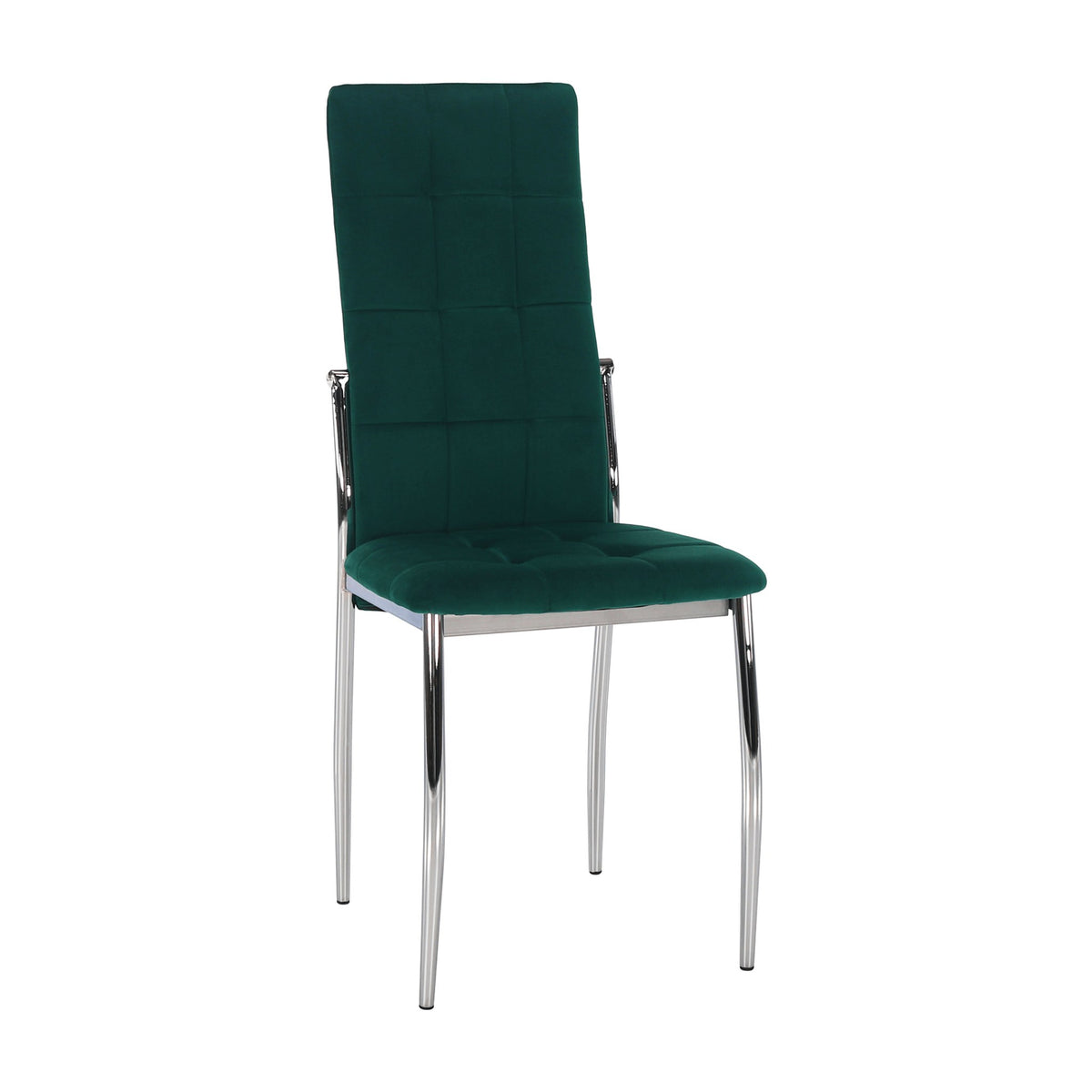Scaun bucătărie Adora, verde, vedere din față