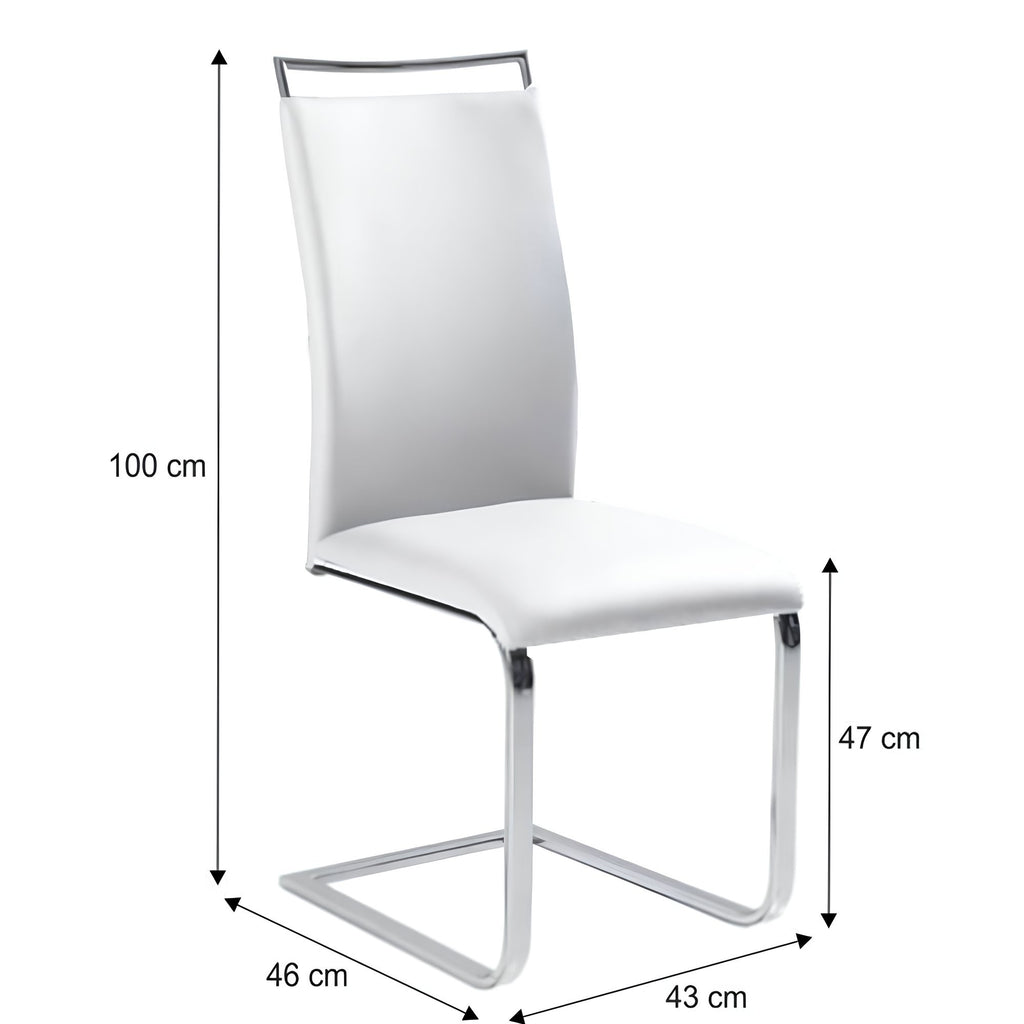 Scaun bucătărie Barna – schiță cu dimensiuni