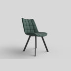 Scaun bucătărie K332, verde, vedere din față