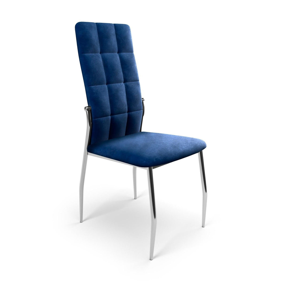 Scaun bucătărie K416, bleumarin, vedere din față