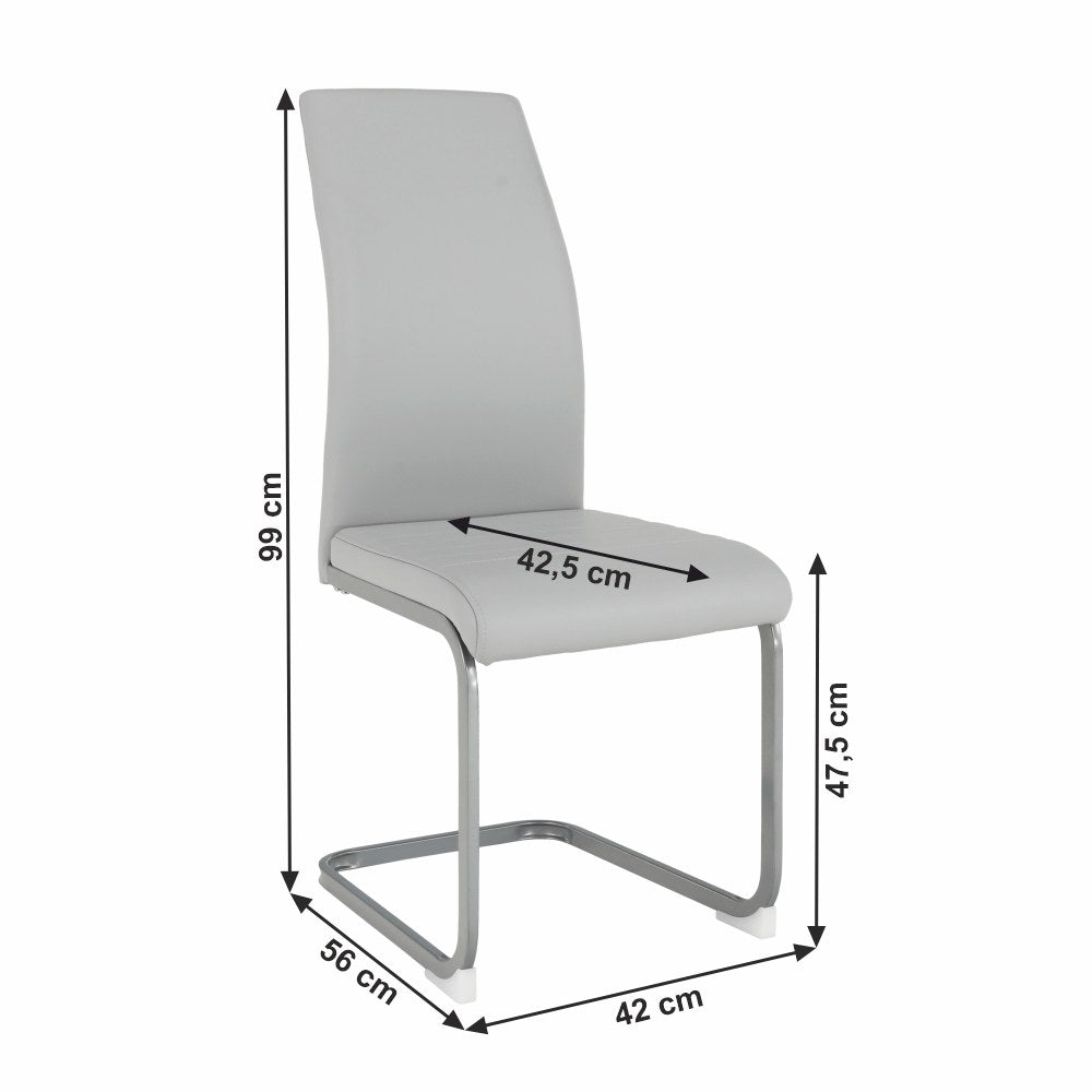 Scaun bucătărie Nobata – schiță cu dimensiuni