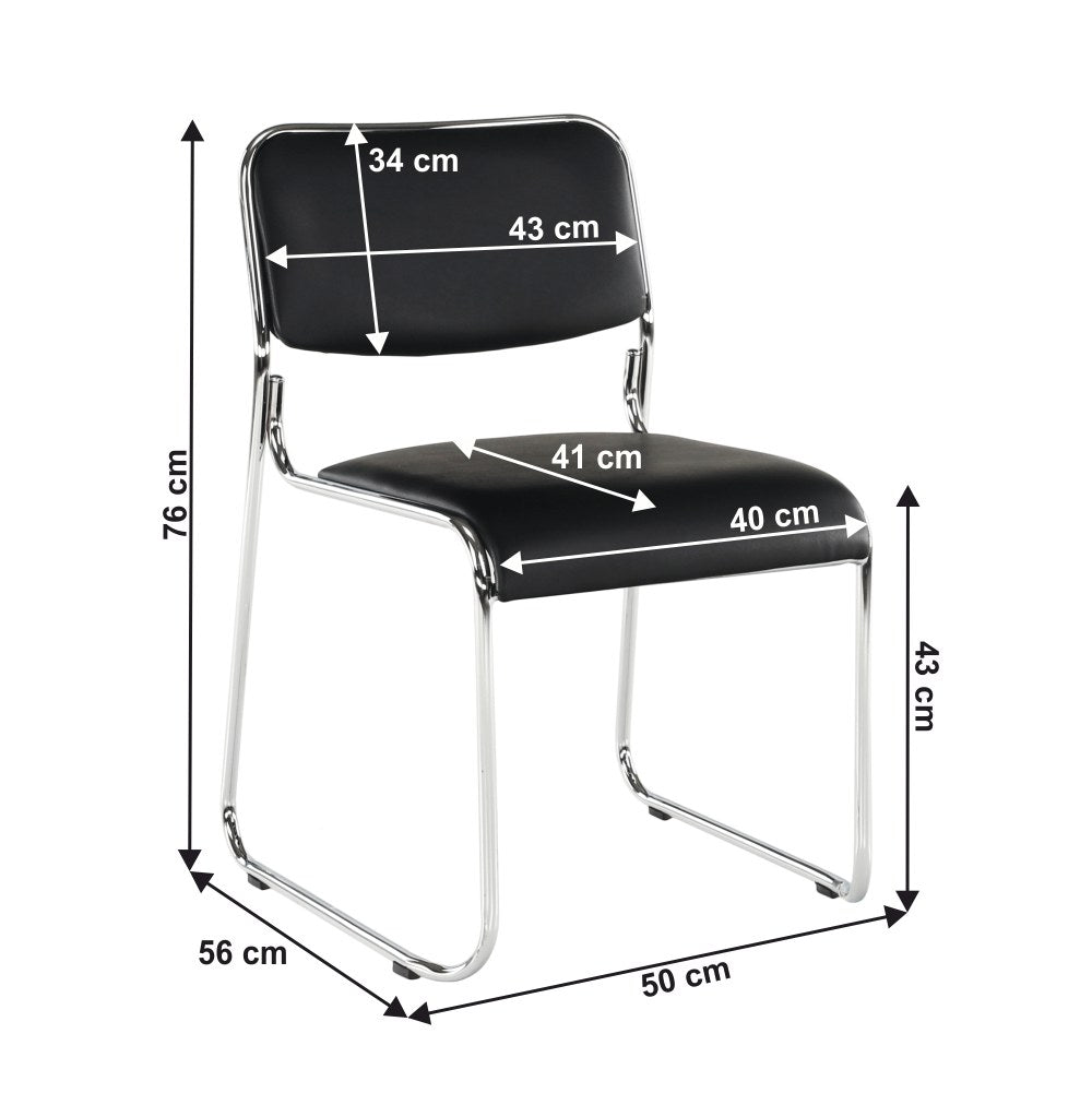 Scaun conferință Bulut – schiță cu dimensiuni