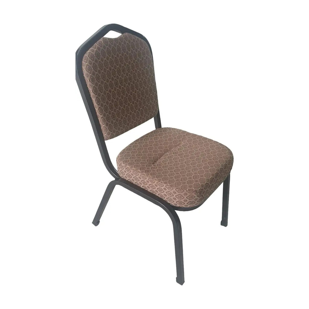 Scaun conferință Hilton, maro, vedere din față