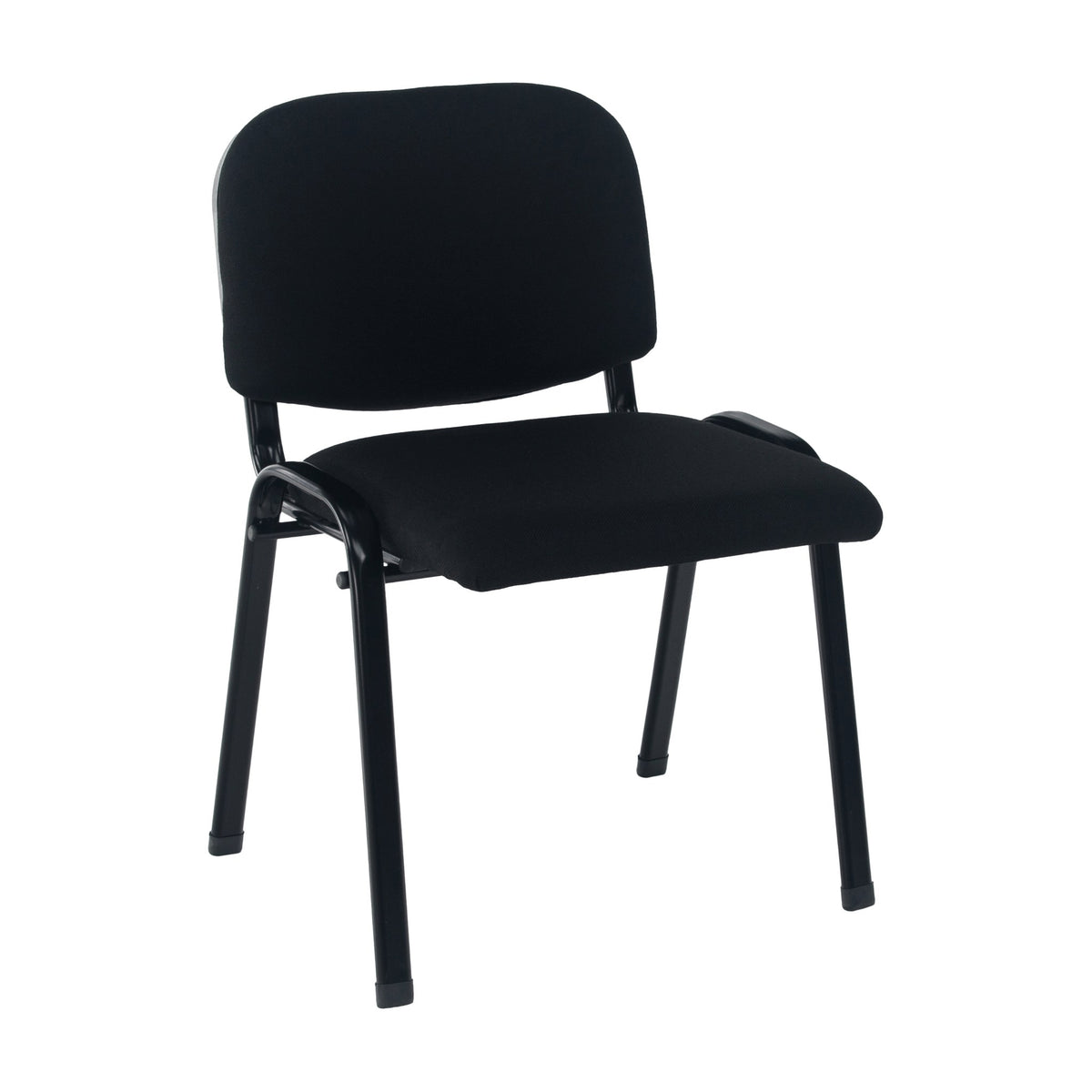 Scaun conferință Iso Eco, negru, vedere din față