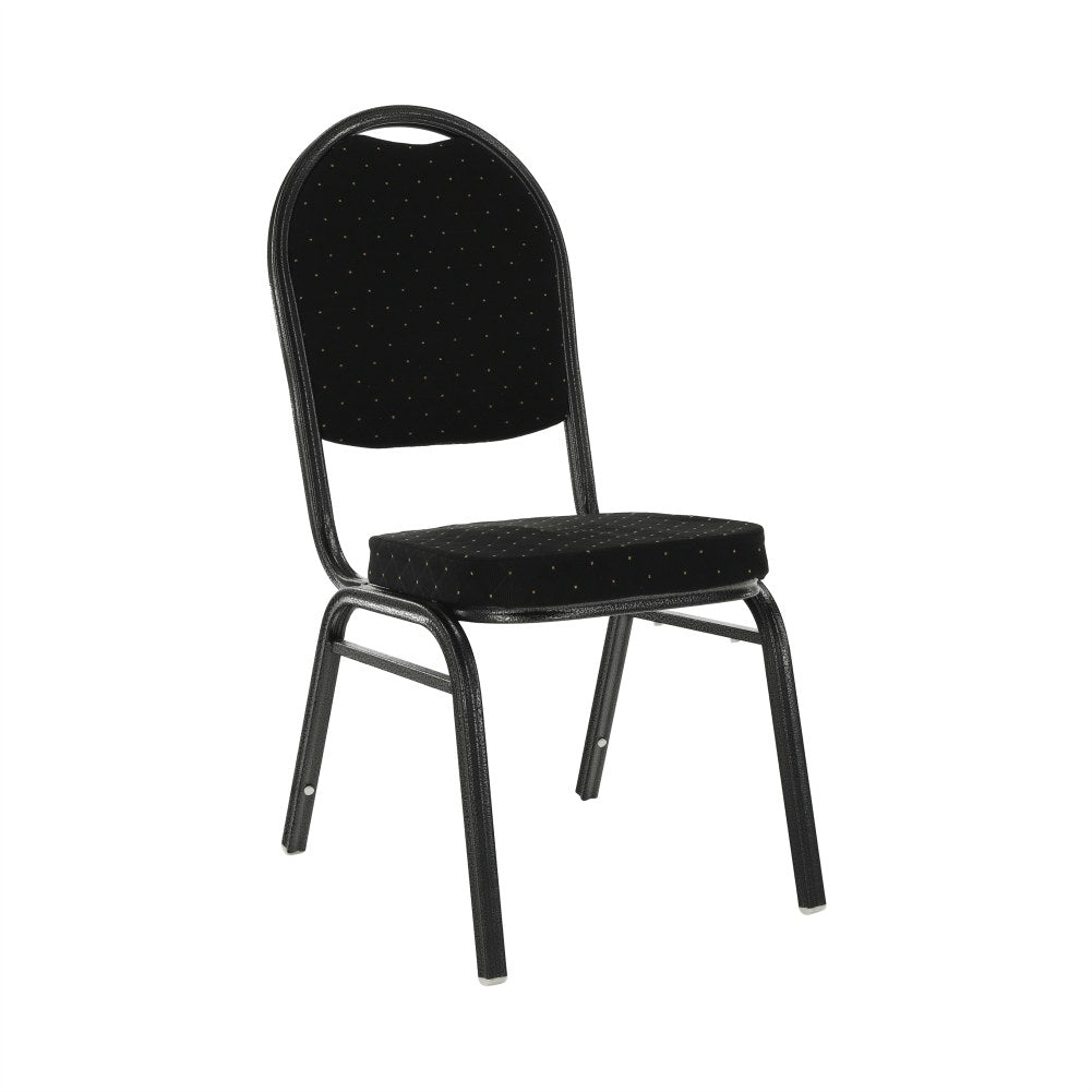 Scaun conferință Jeff 2, negru și gri, vedere din față