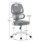 Scaun copii Lister – schiță cu dimensiuni