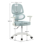 Scaun copii Lister – schiță cu dimensiuni