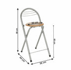 Scaun de bar Boxer – schiță cu dimensiuni