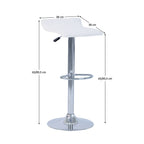 Scaun de bar Laria 2 – schiță cu dimensiuni