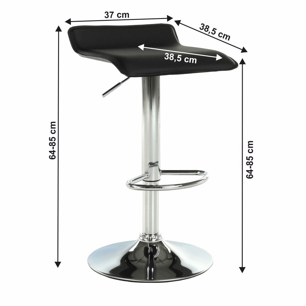 Scaun de bar Laria – schiță cu dimensiuni