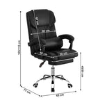 Scaun de birou Arnaud 2 – schiță cu dimensiuni