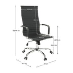 Scaun de birou Azure 2 – schiță cu dimensiuni