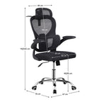 Scaun de birou Gilon – schiță cu dimensiuni