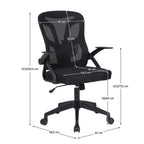 Scaun de birou Kanso – schiță cu dimensiuni
