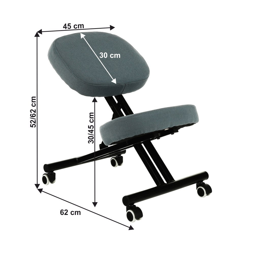 Scaun de birou Kilian – schiță cu dimensiuni, imaginea 4