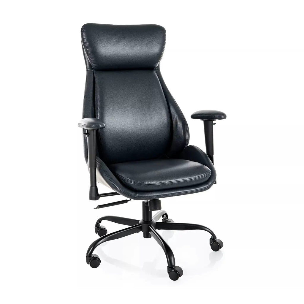 Scaun de birou Q-092, negru, vedere din față