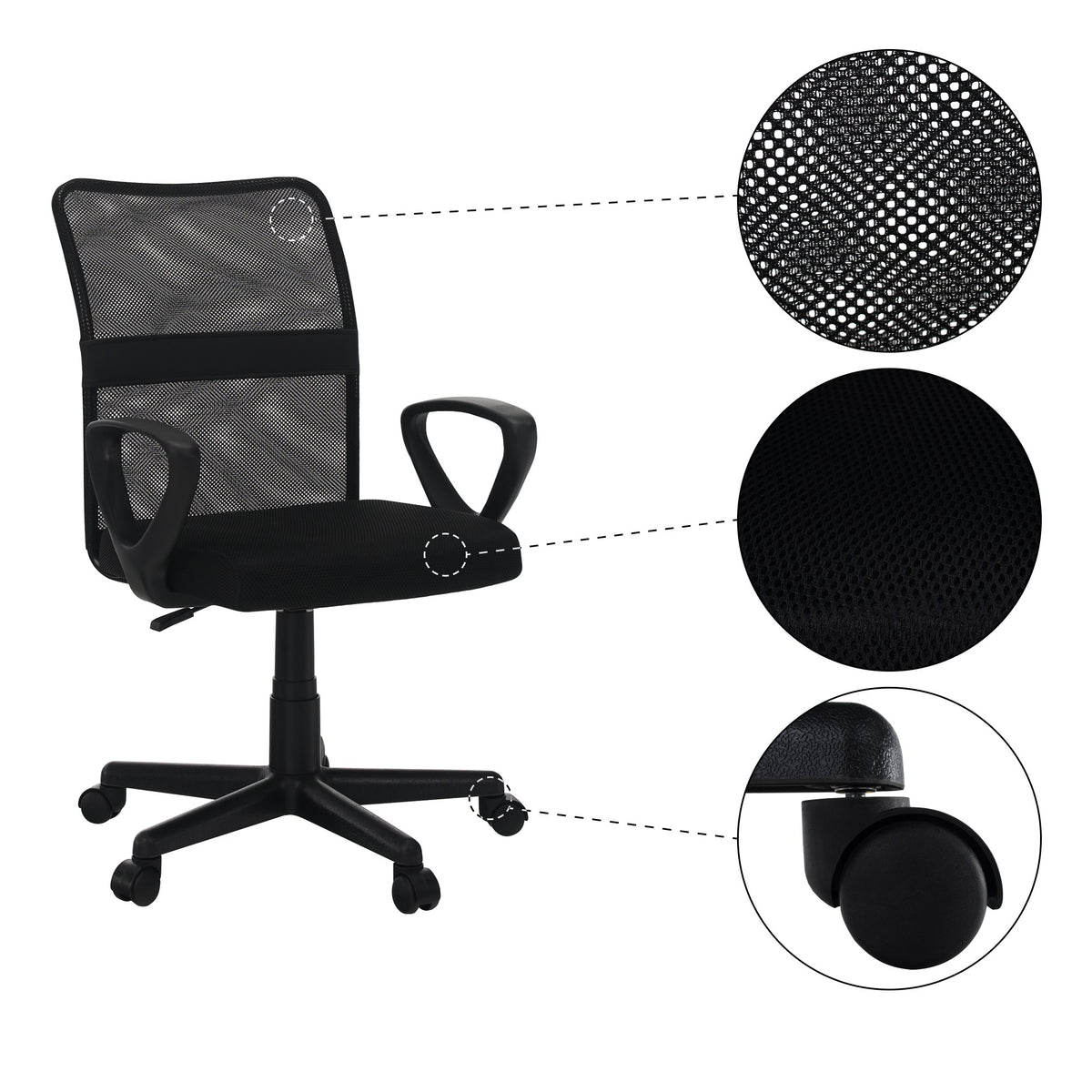 Scaun de birou Remo 3, detaliu, imaginea 2
