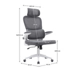 Scaun de birou Renard – schiță cu dimensiuni