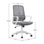 Scaun de birou Salomo – schiță cu dimensiuni