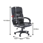 Scaun de birou Siemo – schiță cu dimensiuni