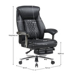 Scaun de birou Urien – schiță cu dimensiuni