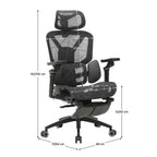 Scaun de birou Vilmer – schiță cu dimensiuni