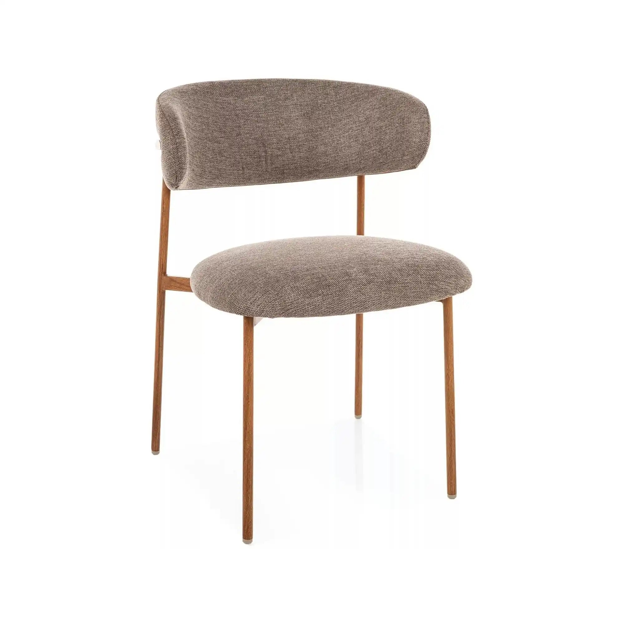 Scaun ELTON D, bej/stejar