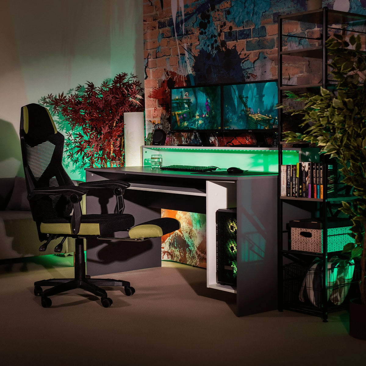 Scaun gaming Jorik în birou