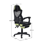 Scaun gaming Jorik – schiță cu dimensiuni, imaginea 2
