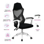 Scaun gaming Yoko – schiță cu dimensiuni, imaginea 2