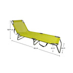 Scaun grădină Keleo – schiță cu dimensiuni