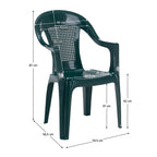 Scaun grădină Medro – schiță cu dimensiuni