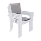 Scaun grădină stivuibil Dorio, vedere din alt unghi, imaginea 9