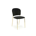 Scaun K499, negru/auriu