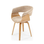 Scaun K545, bej/stejar