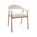 Scaun LAGOS D, bej deschis/stejar