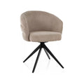 Scaun ORES, bej/negru
