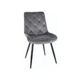 Scaun RALPH, gri/negru