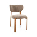 Scaun RIN D, cappuccino/stejar