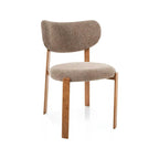 Scaun RIN D, cappuccino/stejar