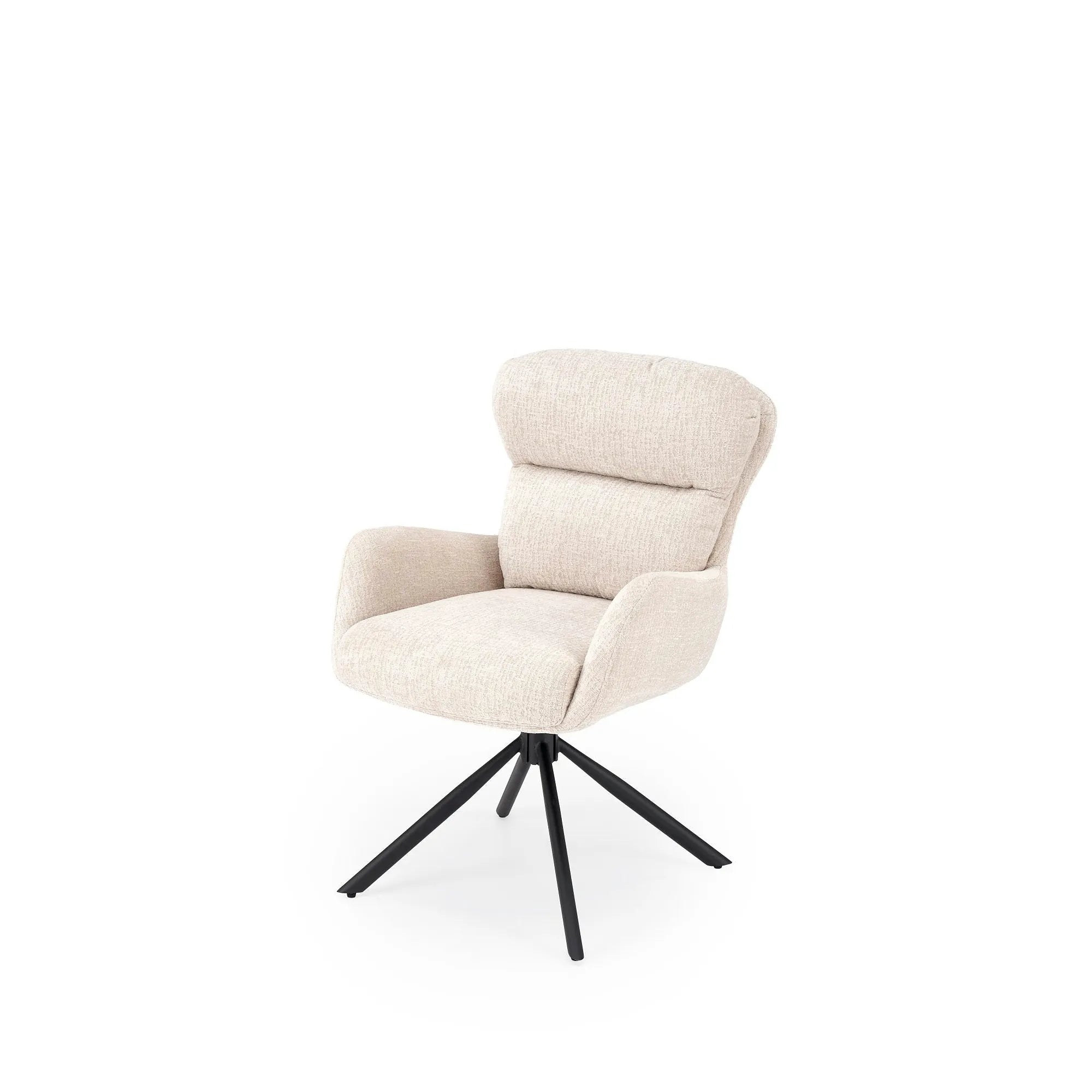 Scaun rotativ K593, bej/negru