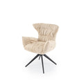 Scaun rotativ K595, bej/negru