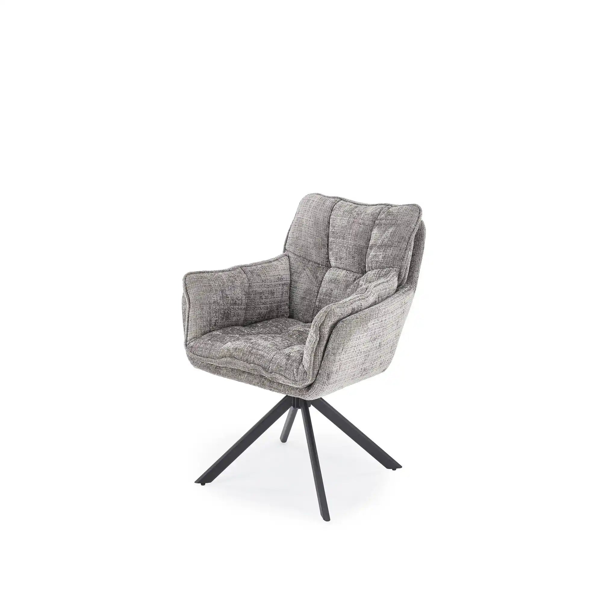 Scaun rotativ K597, gri/negru