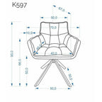 Scaun rotativ K597, vedere 4