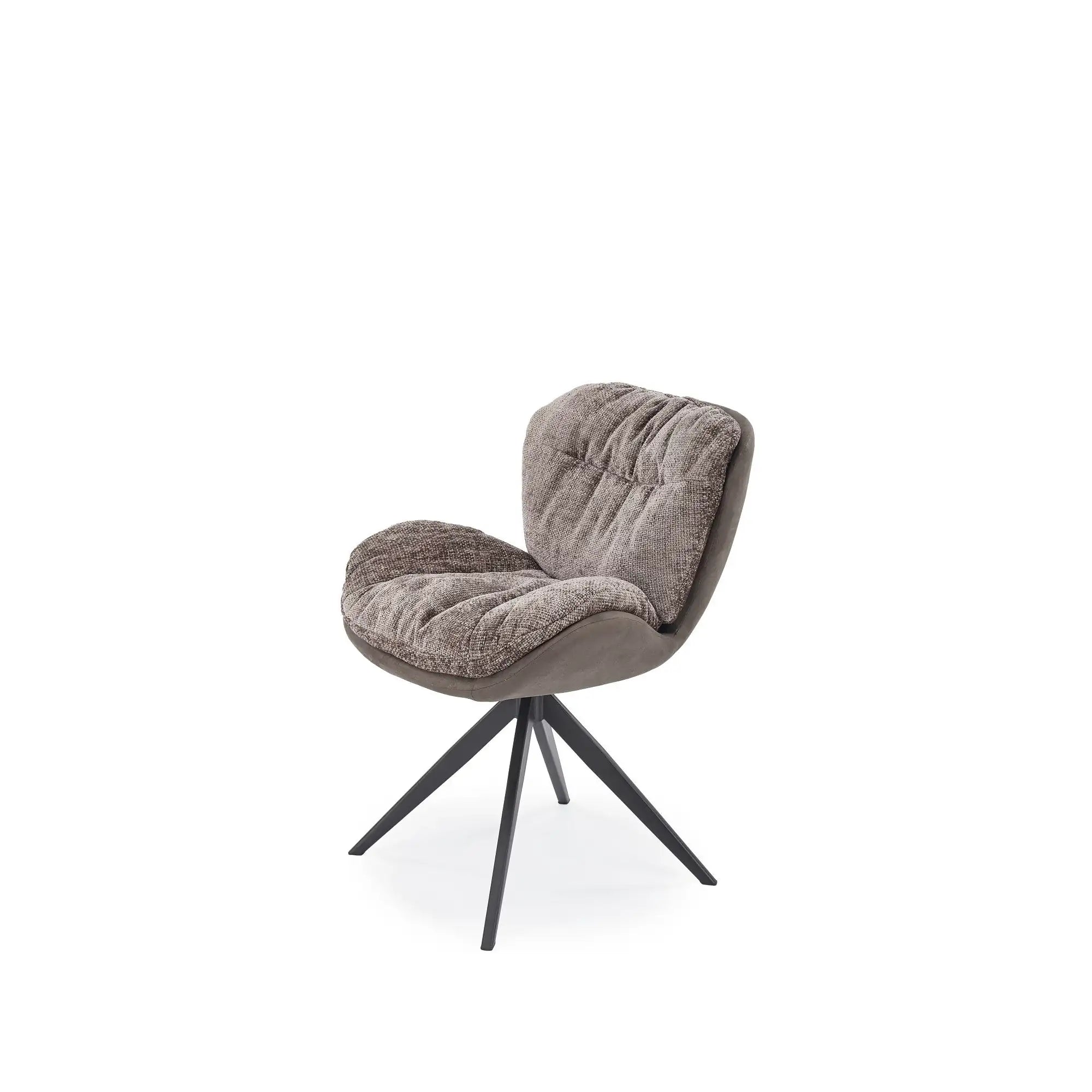 Scaun rotativ K599, gri/negru