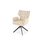 Scaun rotativ K601, bej/negru