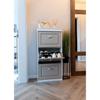 Pantofar SEBER, gri / alb