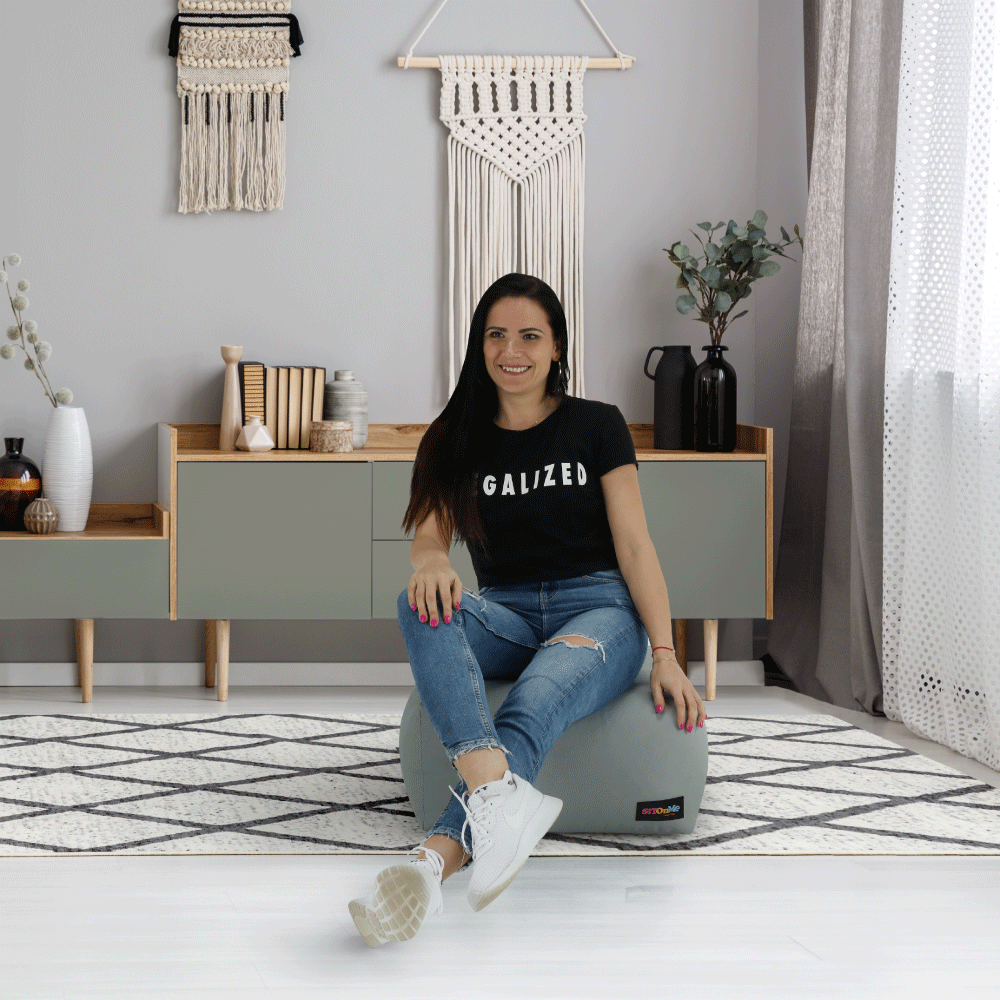 Fotoliu tip sac tapitat ALIMOR, vedere 2