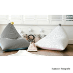 Fotoliu tip sac tapitat POMPOM, vedere 4